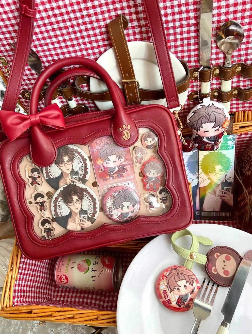 Kawaii Lolita Bag Cherry Biscuit Shoulder Crossbody Handbag - image 27