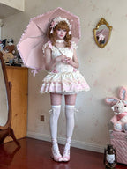 Raven and Lace Classic Lolita Foldable Ruffle Parasol - image 7