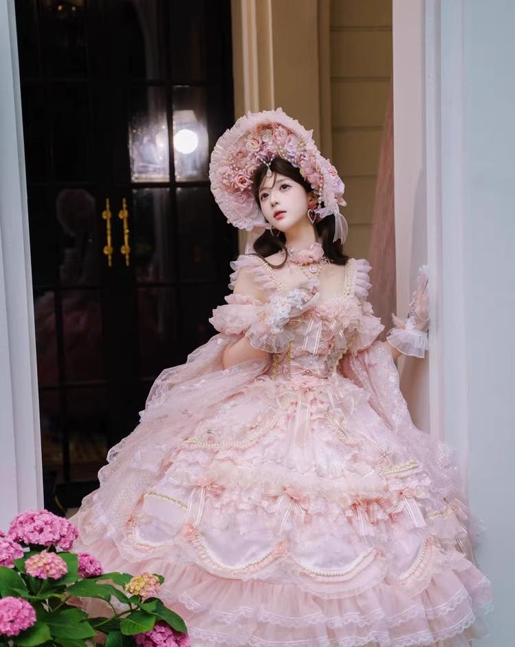 Runaway Princess Pink Wedding Lolita Dress, Plus Size Friendly - image 5