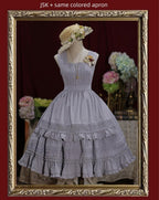 Nocturne Reminiscence - Elegant Lolita JSK Dress Multi-Wear Apron Dress Set - image 1