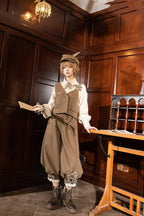 Secret Morning Post Coffee Retro Ouji Vest Set - image 11