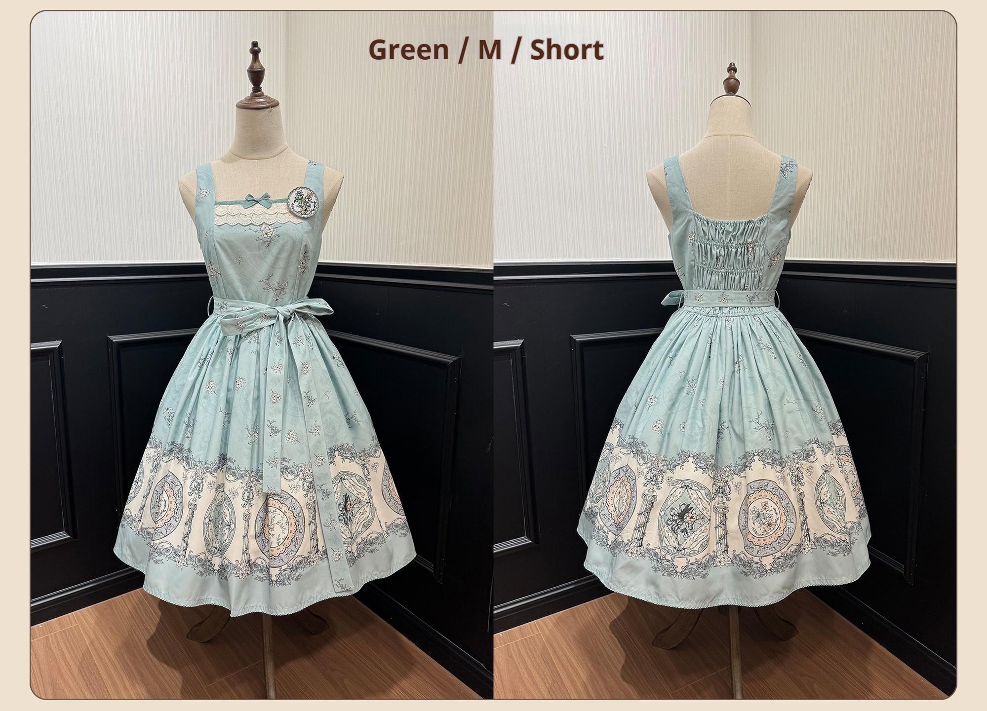 Small Porcelain Plate - Classic Lolita JSK Printed Dress and Accessories - image 4