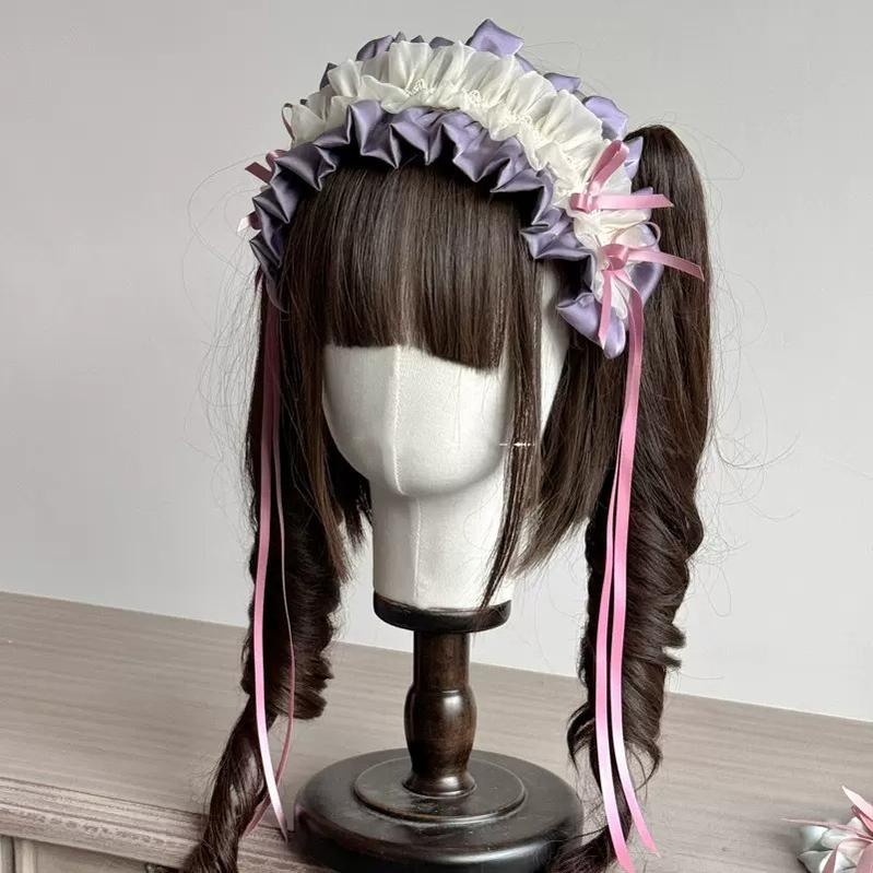 Elegant Lolita Bonnet Black Ribbon BNT - image 17