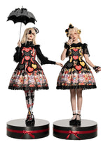Doll Clinic Heart Patch Sweet Gothic Lolita JSK Dress - image 1