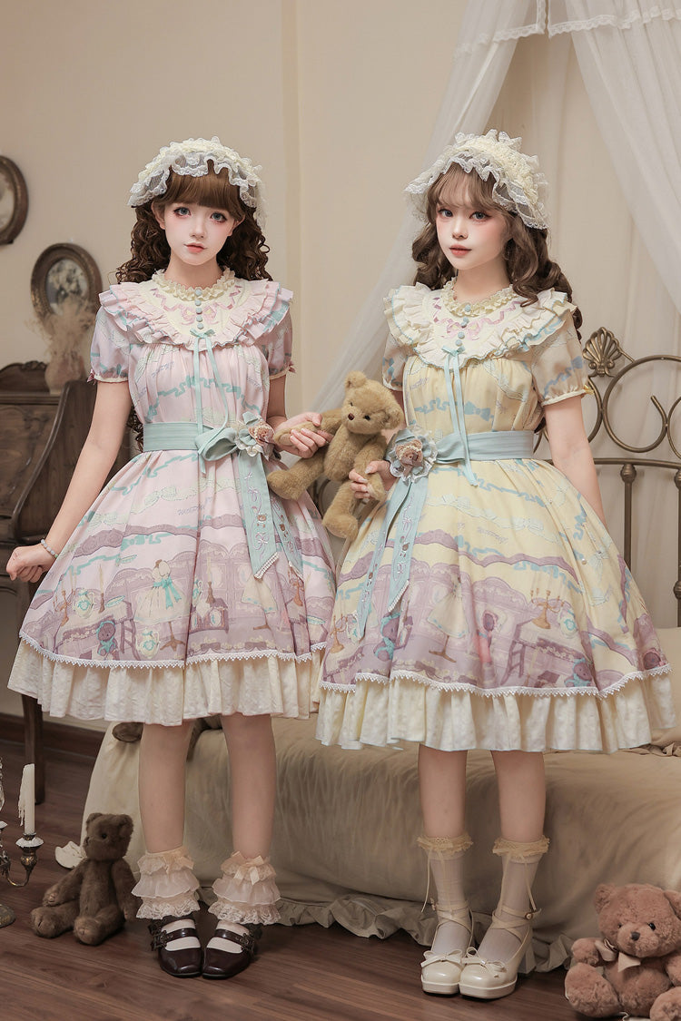 Brown Dollhouse Sweet Lolita Dress Set - image 10