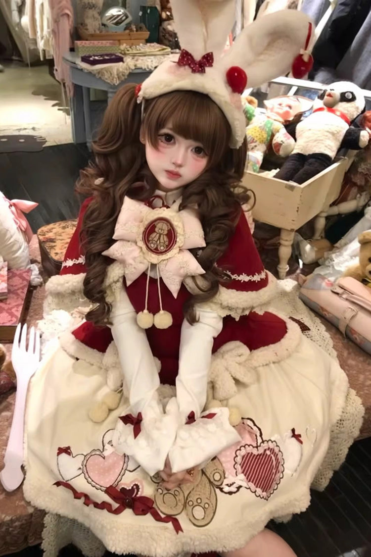 New Year - Sweet Lolita JSK, Skirt, Top and Rabbit-Ear Cloak Collection - image 8