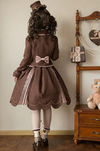 Teddy Chocolate Bar Classic Lolita JSK, Skirt and Coat Collection - image 5