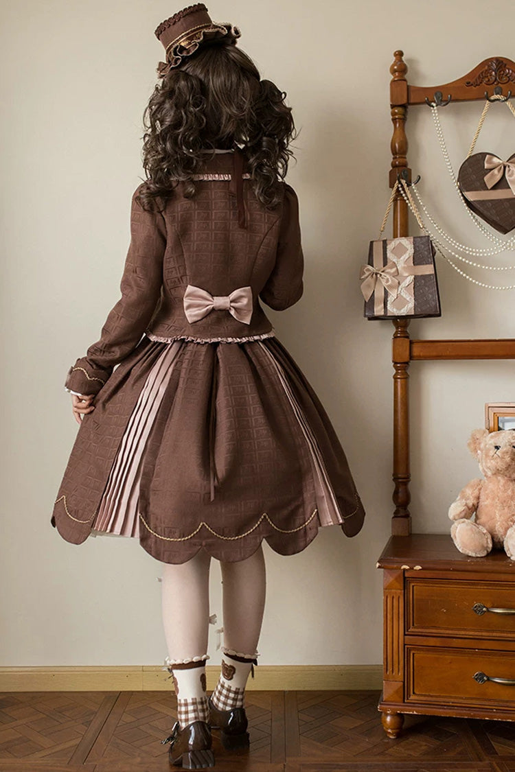 Teddy Chocolate Bar Classic Lolita JSK, Skirt and Coat Collection - image 5