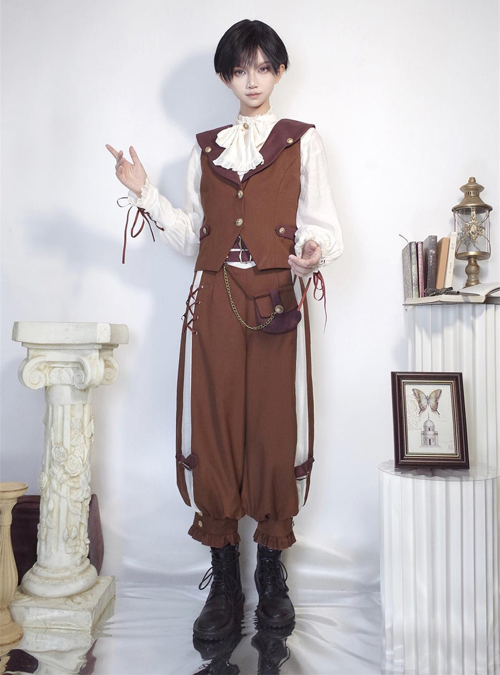 Pirate Guide - Vintage Lolita Suit Vest JSK Dress - image 4