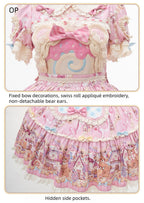 Bear Cake Sweet Lolita OP, JSK and Accessories - image 7