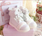 Bear Dada - Winter Kawaii Lolita Boots, Plush Accent - image 7