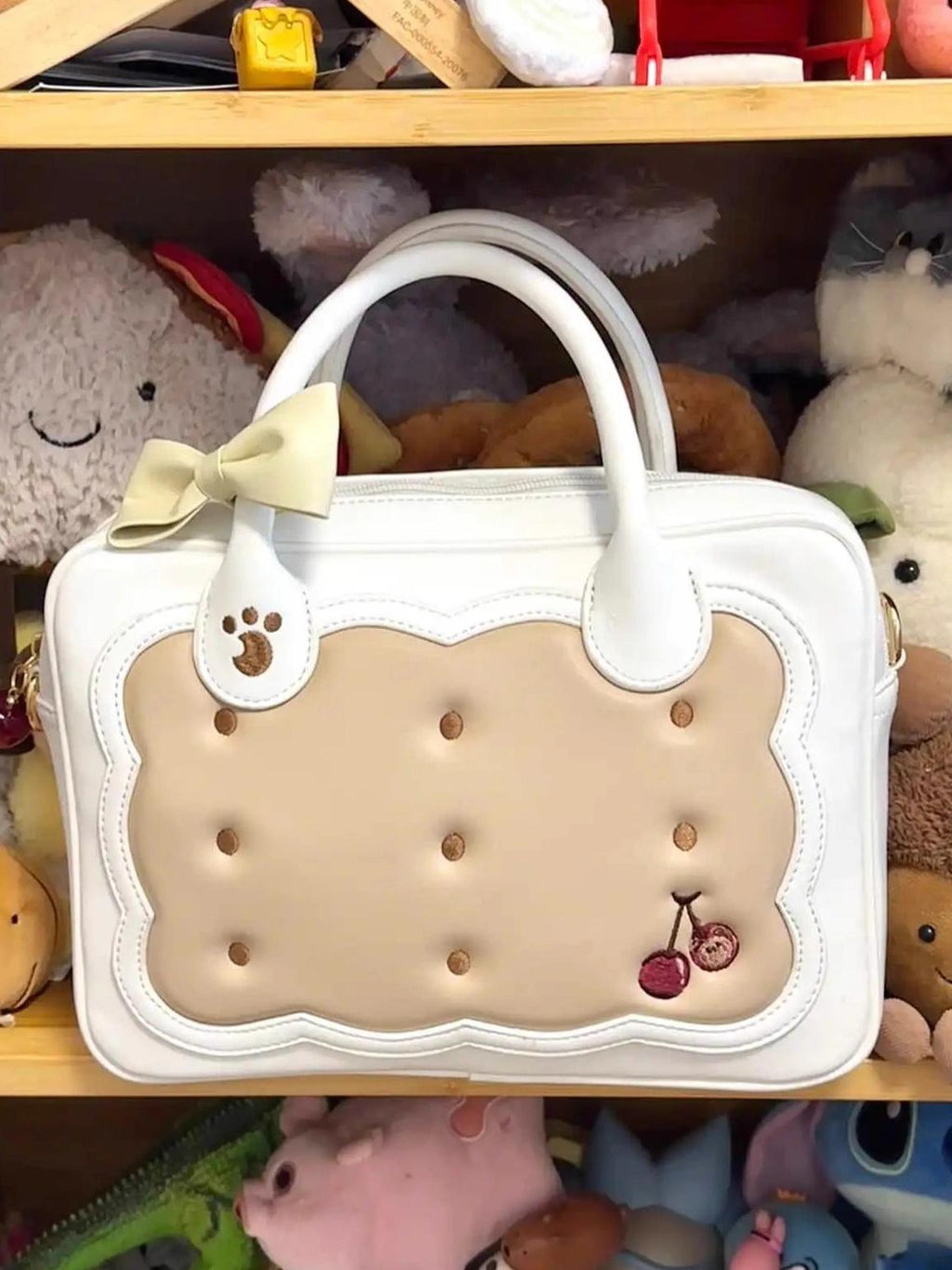 Kawaii Lolita Bag Cherry Biscuit Shoulder Crossbody Handbag - image 20