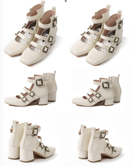 Vintage Elegant Lolita Three-buckle Mary Janes Shining Shoes - image 11