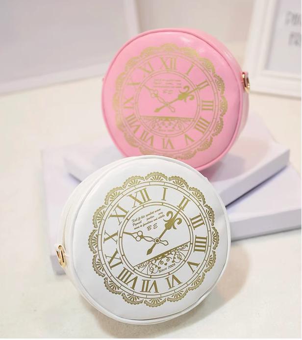 Alice Clock - Kawaii Lolita Shoulder Bag Round Lolita Crossbody Bag - image 3