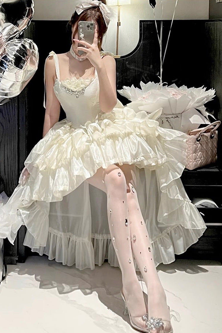 White Triple-Layered Sweet Princess Lolita JSK - image 2