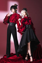Black Day and Night Song Ouji Gothic Lolita Skirt and Blouse - image 5