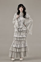 Bionic Doll - Gothic Lolita Fishtail Skirt & Corset Full Set - image 8