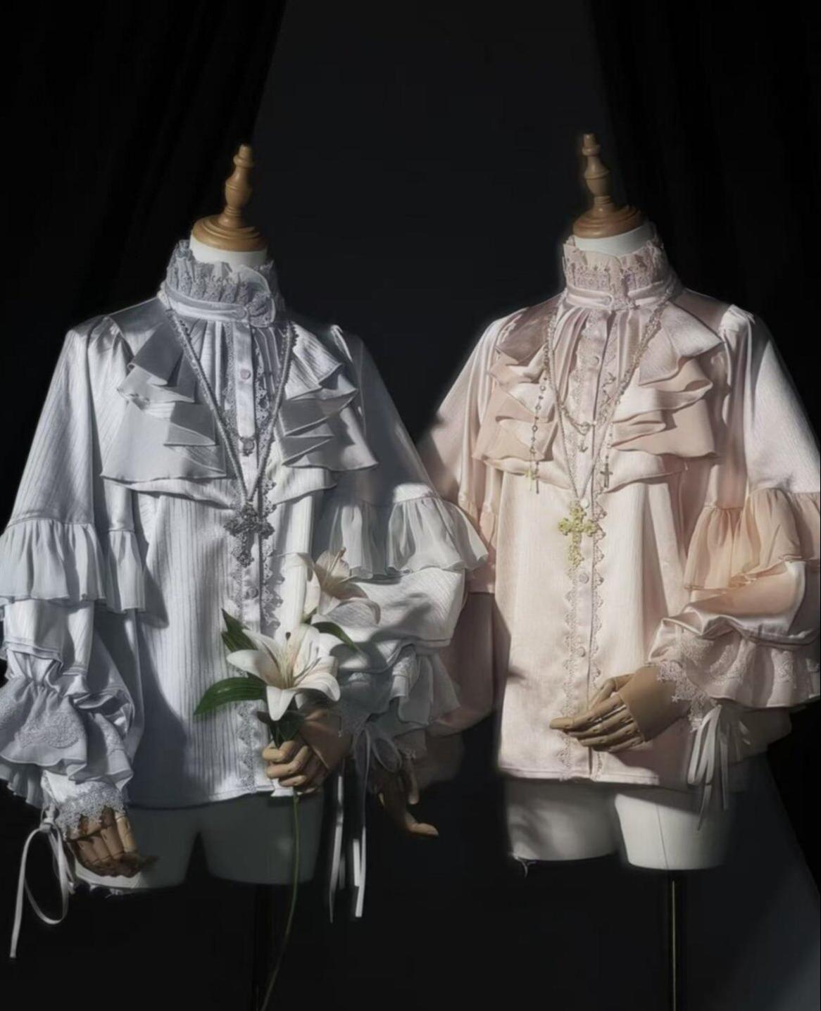 Dragon Bone Cemetery - Gothic Lolita Long Sleeve Blouse - image 31