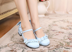 Stand Still and Don't Fly - Daily Sweet Lolita Round Toe Handmade Shoes - image 21