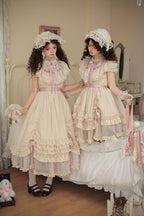 Lily's Dream - Apricot Sweet Lolita Dress, Short and Long Versions - image 4