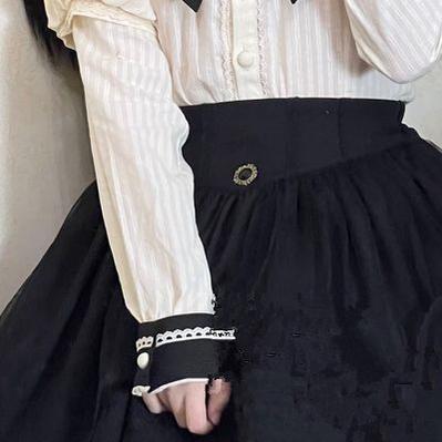 Rich Girl Elegant Lolita Blouse and Skirt Set - image 20