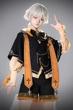 The Choir of the Church Gothic Ouji Blouse, Shorts and Cape Set - image 1