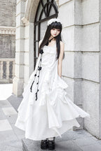 Dream Gothic Lolita Strap Dress in White - image 2