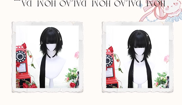 Moon Night - Lolita Highlights Bang Short Wigs - image 11