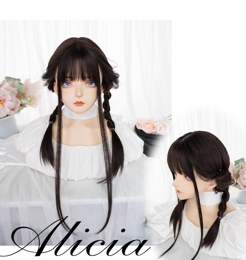 Elegant Lolita Wig Long Straight Wigs - image 13