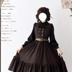 Little Manor - Classical Lolita JSK Dress & Long Sleeve Blouse - image 6