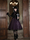 Embroidered Gothic JSK with Lace Accents - image 1