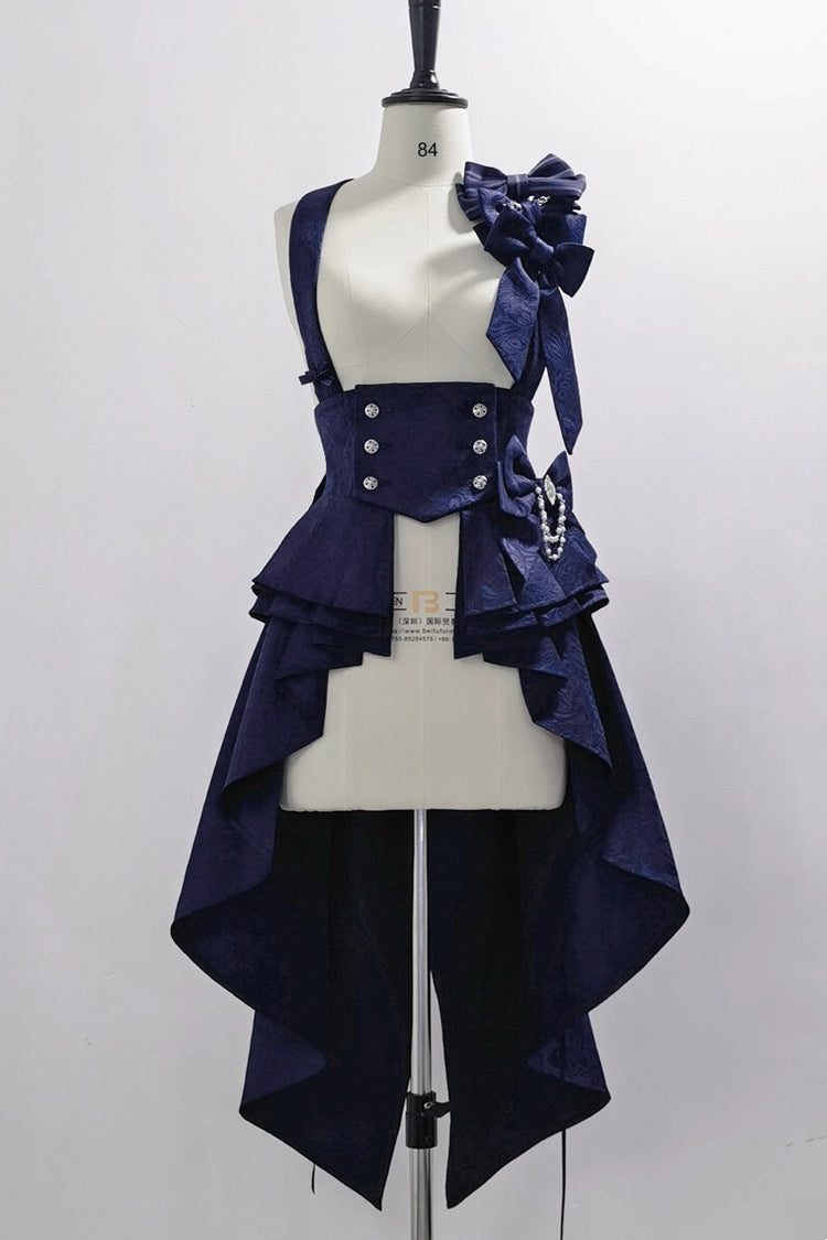 Rabbit Theater Ouji High-Low Girdle in Blue - image 1
