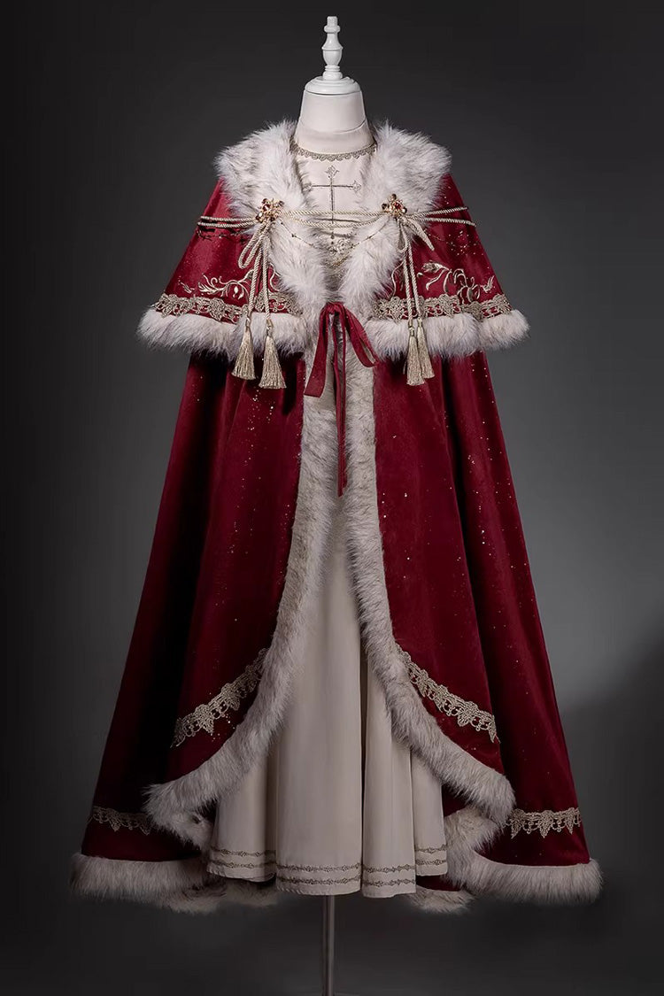 Royal Coronation - Sweet Lolita Dress, Cape & Full Set - image 3