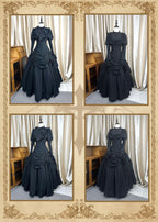 Gothic Fishbone Corset Lolita SK and Shirt Set - image 15