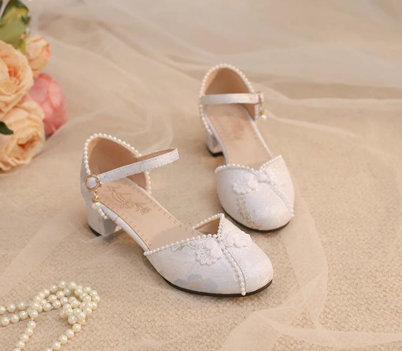 Heart Jade Qi Lolita Chunky Heel Shoes - image 13