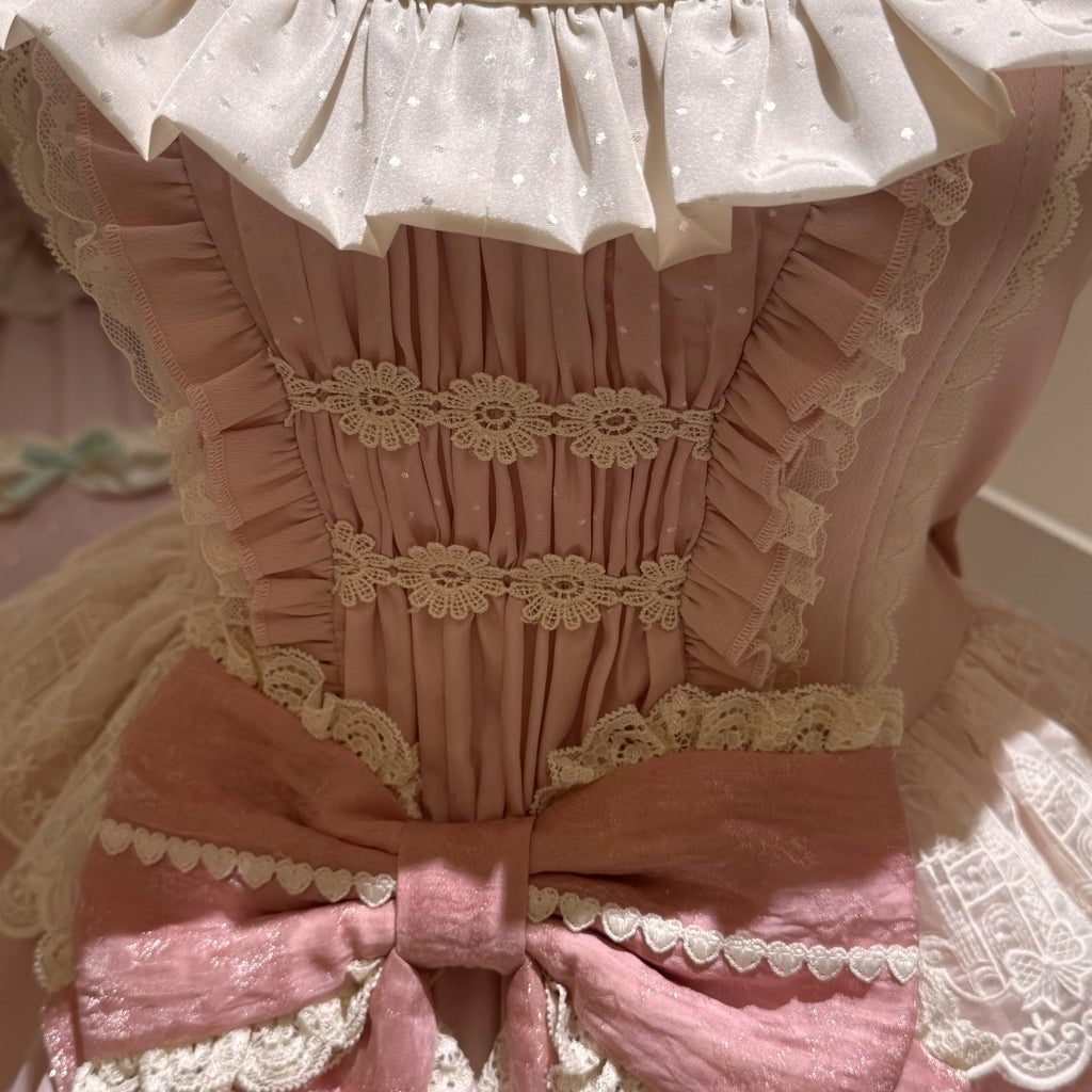 Dream Parade Pink Pony Embroidery Sweet Lolita OP and Skirt Set - image 12
