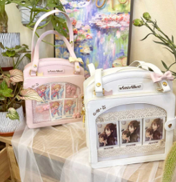 Kawaii Lolita Checkered Itabag Multicolors - image 23