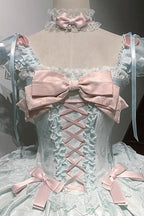 Flora Isle Butterfly Sweet Elegant Lolita JSK Dress in Green - image 13
