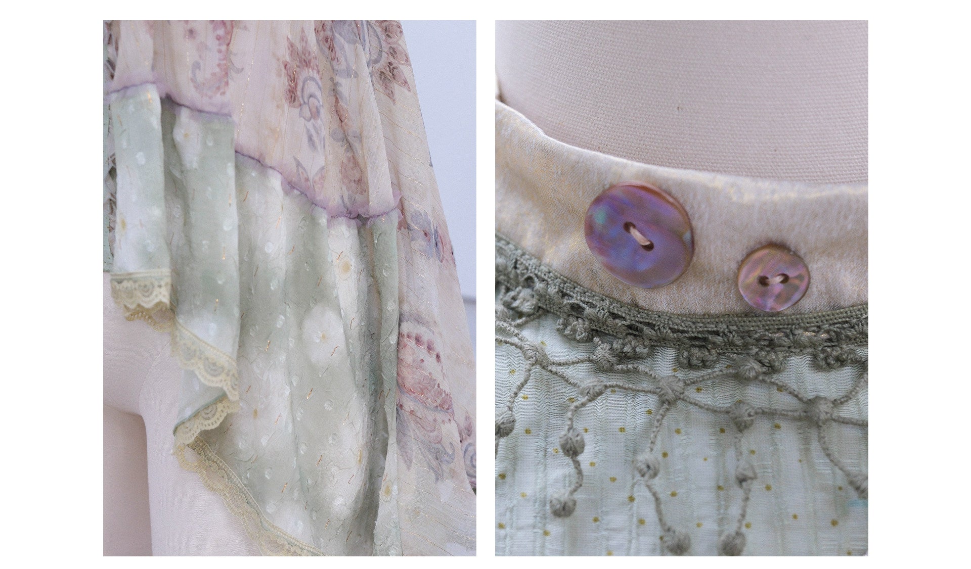 Creeping Vines - Floral Halter Top and Skirt - image 11