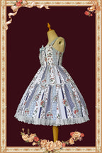 Strawberry Plaid - Sweet Lolita JSK Dress - image 6