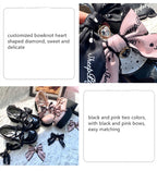 Black Pink Japanese Lolita Thick Heel Shoes - image 12