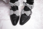 Moon Crow - Gothic Lace-Up Half-Cutout Boots - image 13