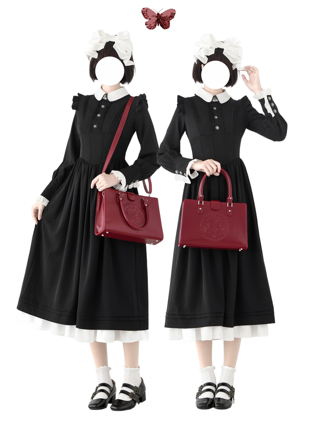 Skeleton Creature - Gothic Ita Tote Handbag - image 8