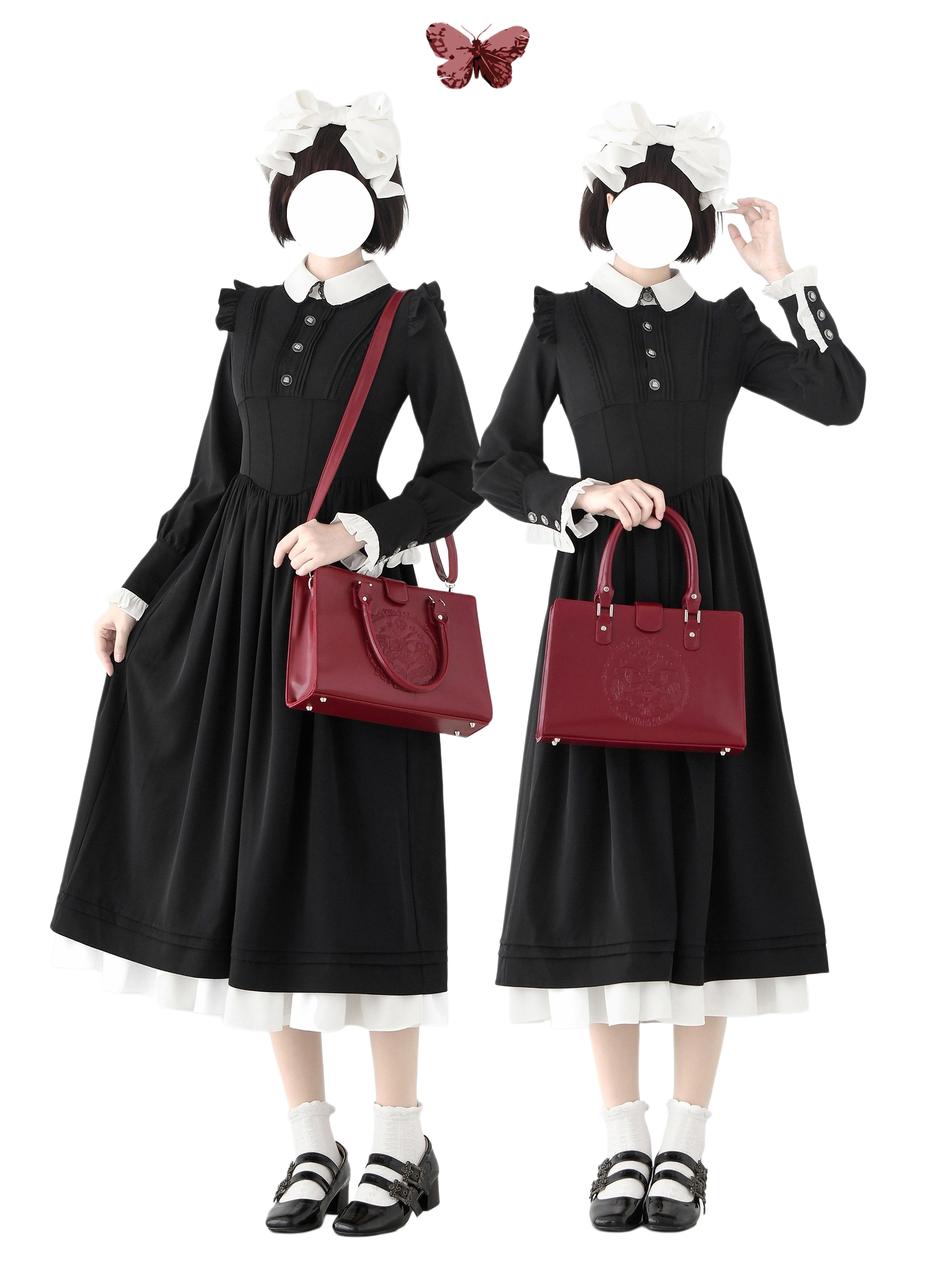 Skeleton Creature - Gothic Ita Tote Handbag - image 8