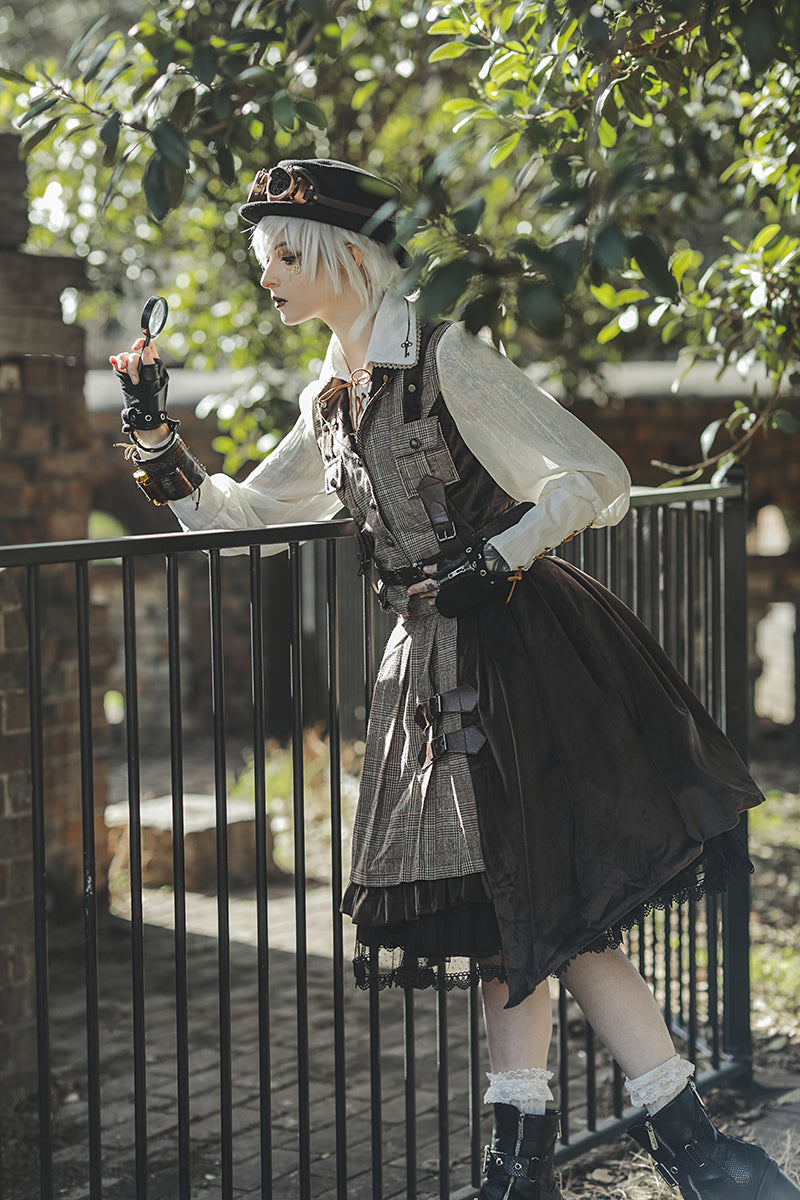 The Spirit of the Adventurer - Punk Lolita SK and Vest - image 7