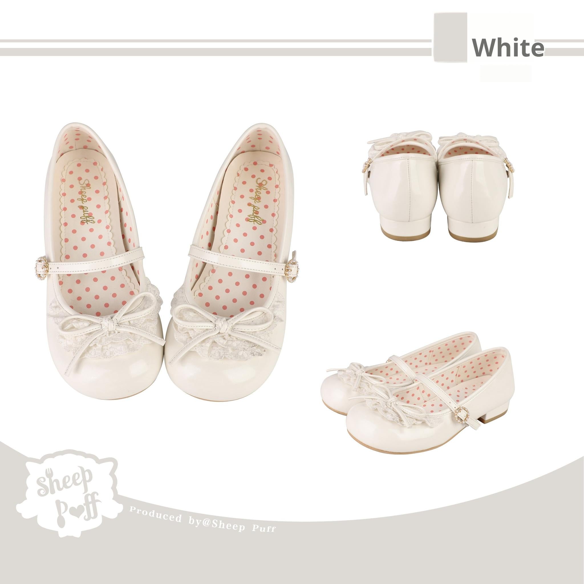 Young Layla - Vintage Lolita Shoes Low Heel Butterfly Shoes - image 15