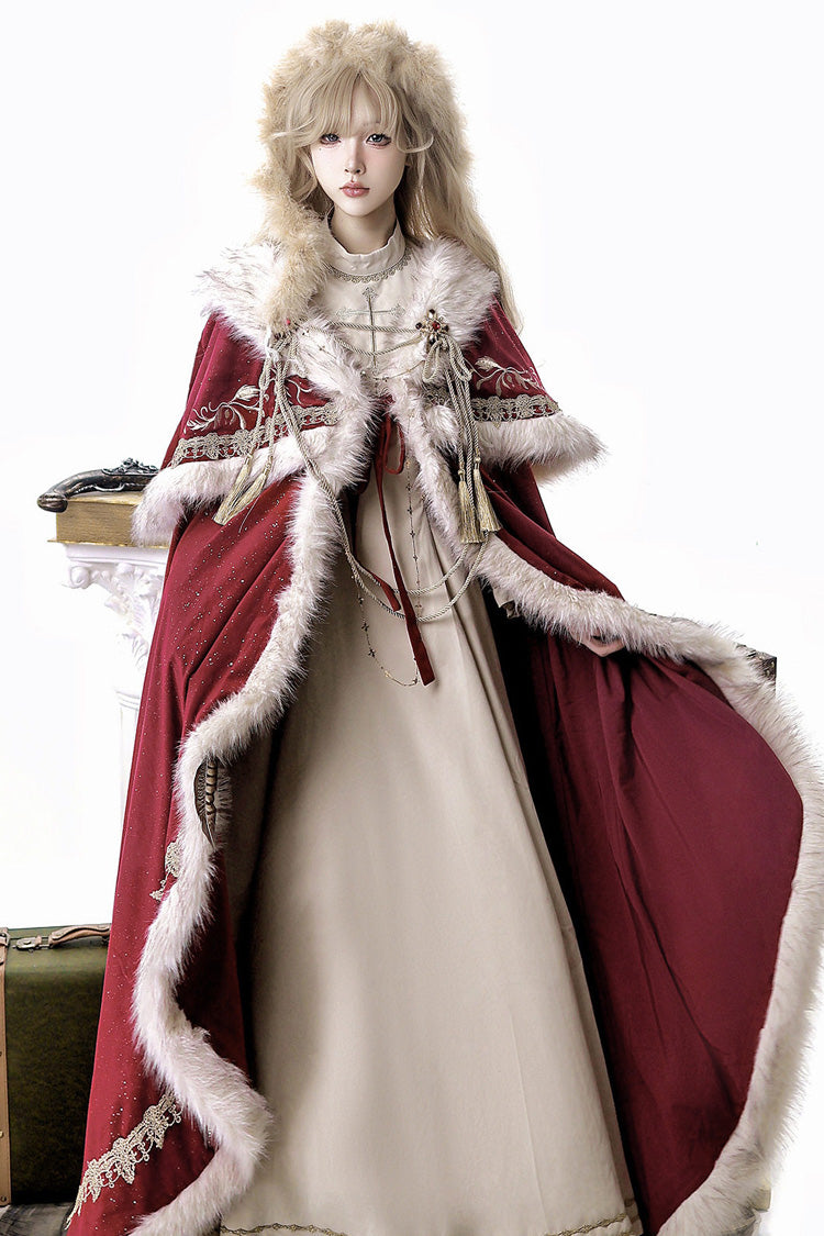 Royal Coronation - Sweet Lolita Dress, Cape & Full Set - image 5
