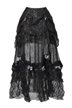 Cupid's Magic Box - Gothic Lolita Long Skirt in Black - image 3