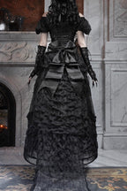 Cupid's Magic Box - Gothic Lolita Long Skirt in Black - image 4