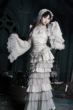 Bionic Doll - Gothic Lolita Fishtail Skirt & Corset Full Set - image 6